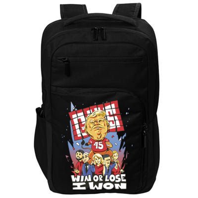 Trump Politician Football Parody Impact Tech Backpack