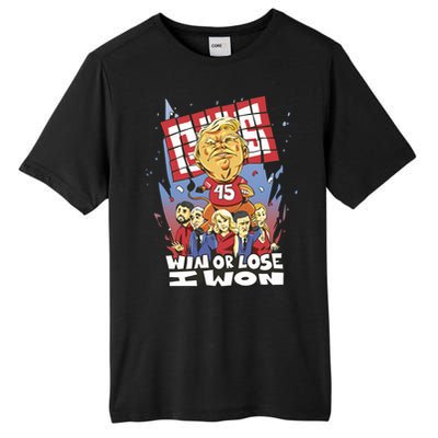 Trump Politician Football Parody Tall Fusion ChromaSoft Performance T-Shirt