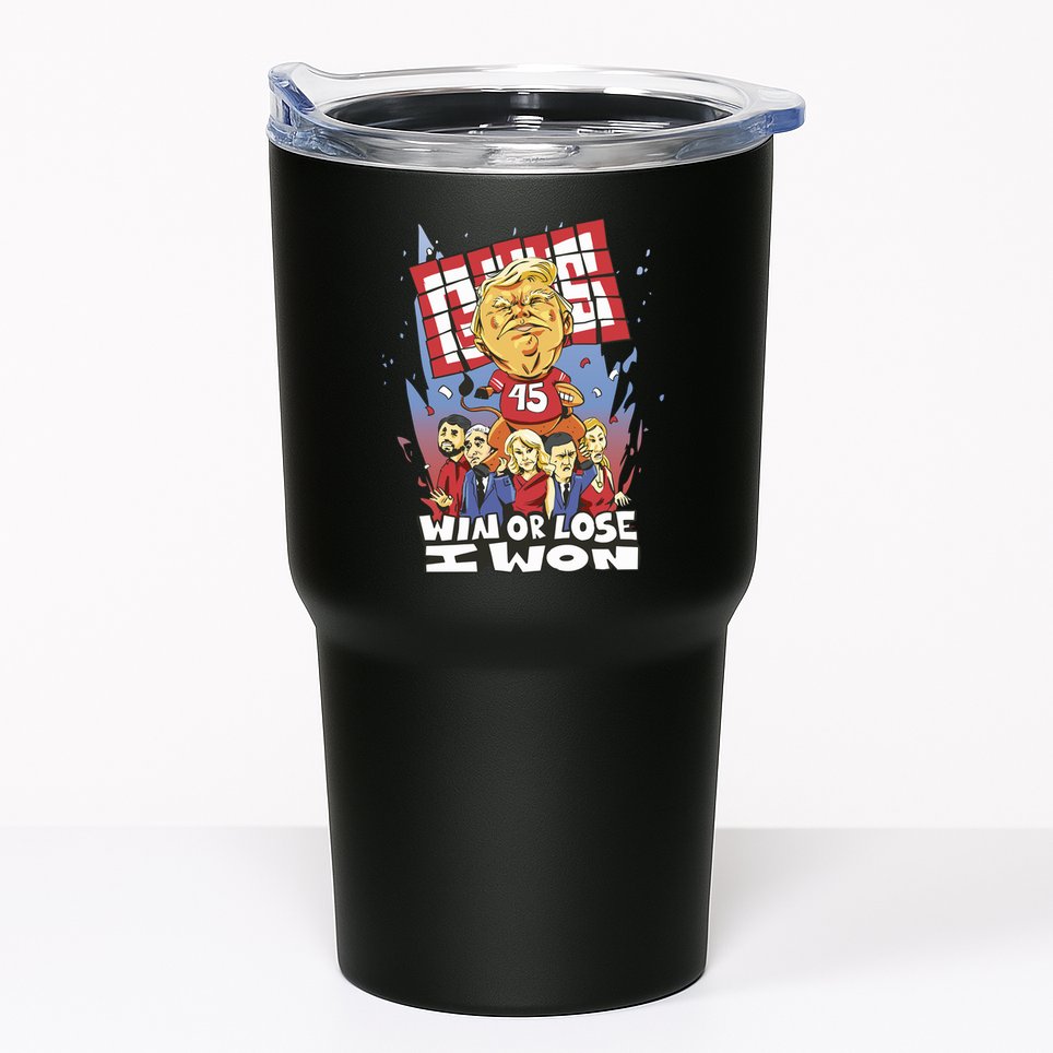 Trump Politician Football Parody Tumbler