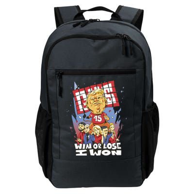 Trump Politician Football Parody Daily Commute Backpack