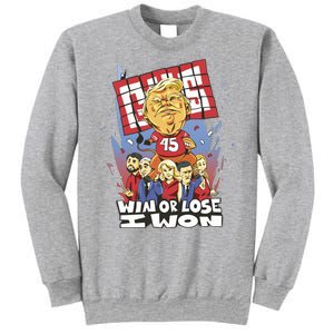 Trump Politician Football Parody Sweatshirt