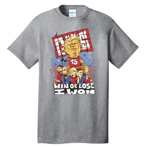 Trump Politician Football Parody Tall T-Shirt