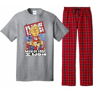 Trump Politician Football Parody Pajama Set