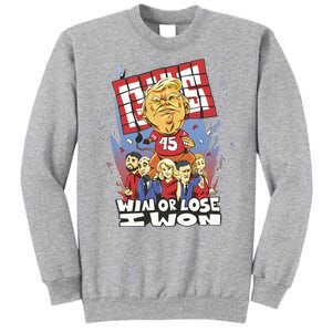 Trump Politician Football Parody Tall Sweatshirt