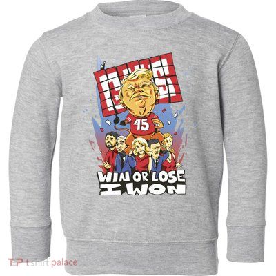 Trump Politician Football Parody Toddler Sweatshirt