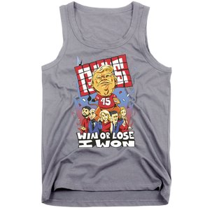 Trump Politician Football Parody Tank Top