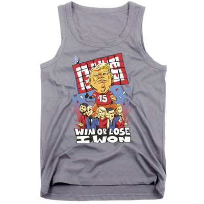 Trump Politician Football Parody Tank Top