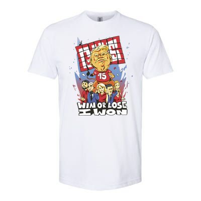 Trump Politician Football Parody Softstyle® CVC T-Shirt