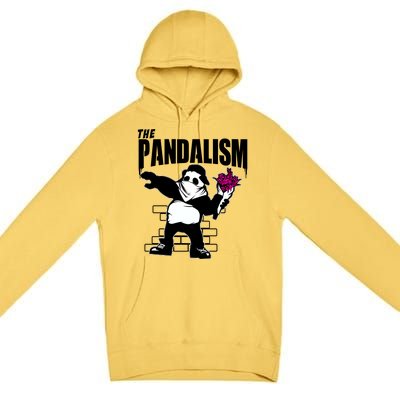 The Pandalism Funny Panda Parody Premium Pullover Hoodie