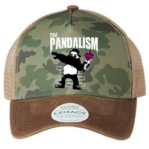 The Pandalism Funny Panda Parody Legacy Tie Dye Trucker Hat