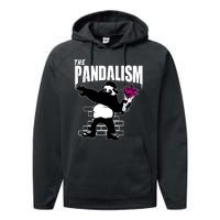 The Pandalism Funny Panda Parody Performance Fleece Hoodie