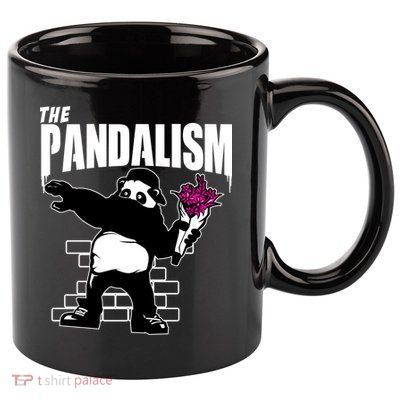 The Pandalism Funny Panda Parody 11oz C Handle Ceramic Mug
