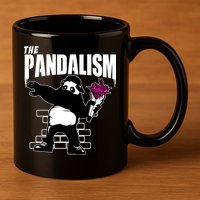 The Pandalism Funny Panda Parody 11oz C Handle Ceramic Mug