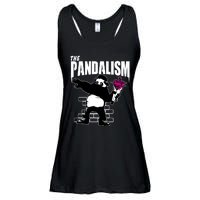 The Pandalism Funny Panda Parody Ladies Essential Flowy Tank