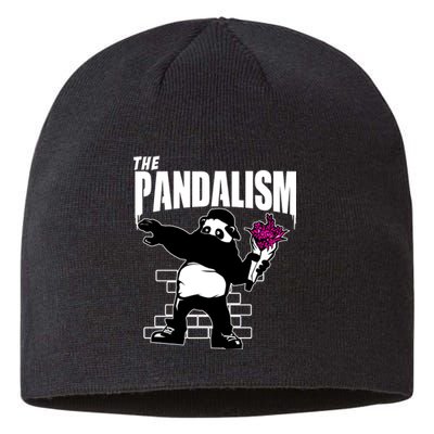 The Pandalism Funny Panda Parody Sustainable Beanie