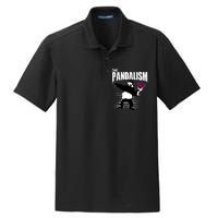 The Pandalism Funny Panda Parody Dry Zone Grid Polo