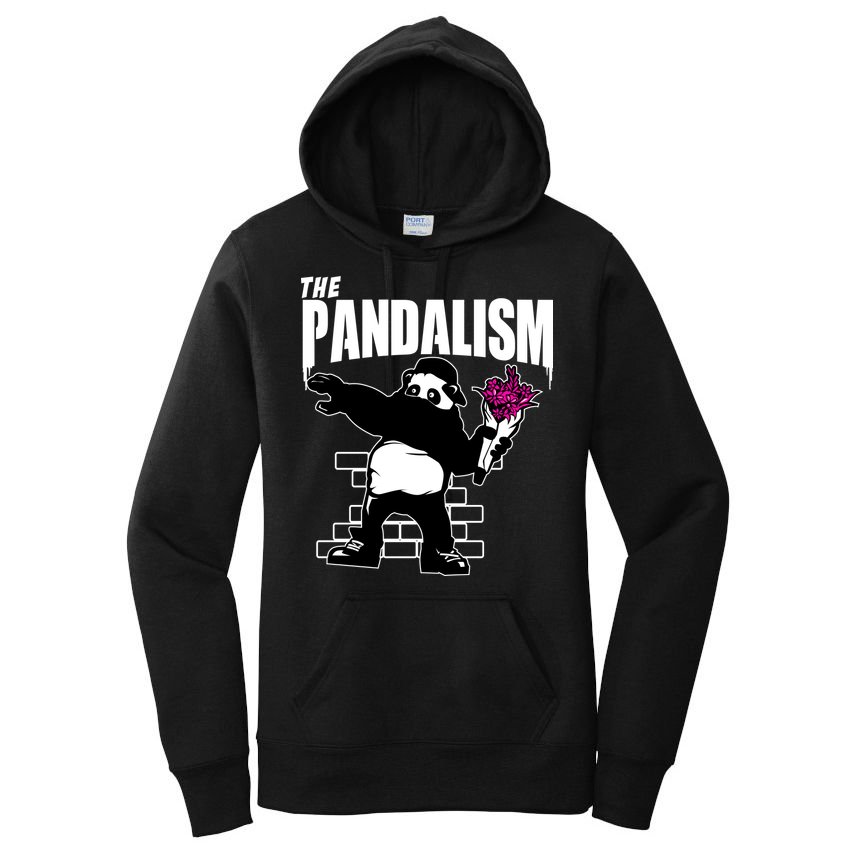 The Pandalism Funny Panda Parody Women's Pullover Hoodie