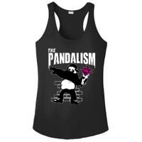 The Pandalism Funny Panda Parody Ladies PosiCharge Competitor Racerback Tank