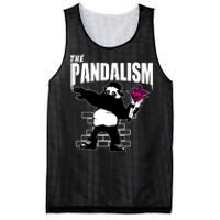 The Pandalism Funny Panda Parody Mesh Reversible Basketball Jersey Tank