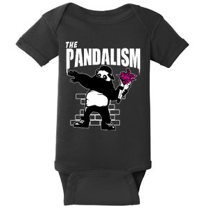 The Pandalism Funny Panda Parody Baby Bodysuit