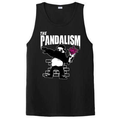 The Pandalism Funny Panda Parody PosiCharge Competitor Tank