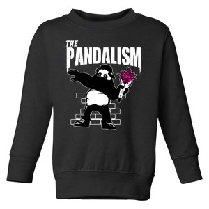 The Pandalism Funny Panda Parody Toddler Sweatshirt