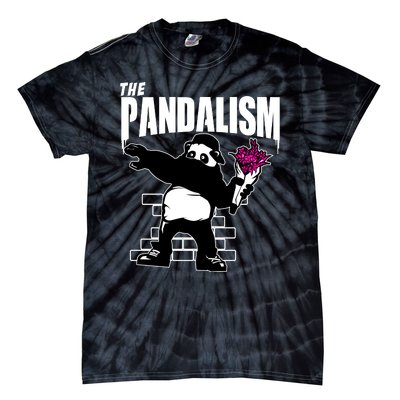 The Pandalism Funny Panda Parody Tie-Dye T-Shirt