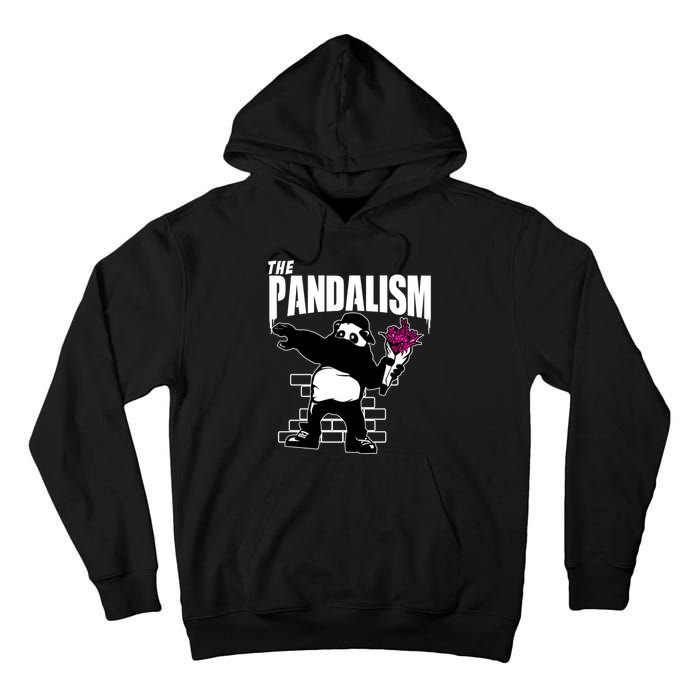 The Pandalism Funny Panda Parody Tall Hoodie