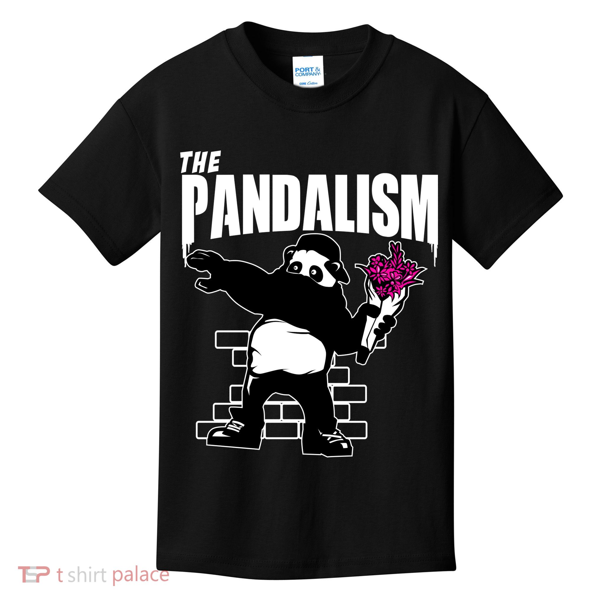 The Pandalism Funny Panda Parody Kids T-Shirt