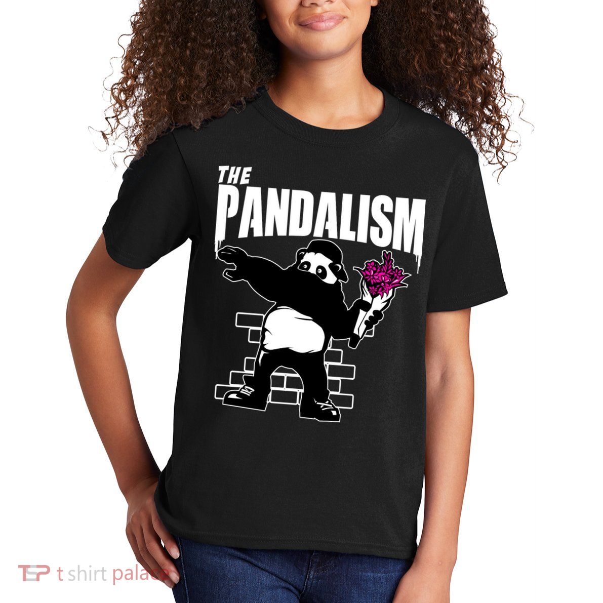 The Pandalism Funny Panda Parody Kids T-Shirt