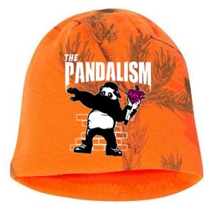 The Pandalism Funny Panda Parody Kati - Camo Knit Beanie