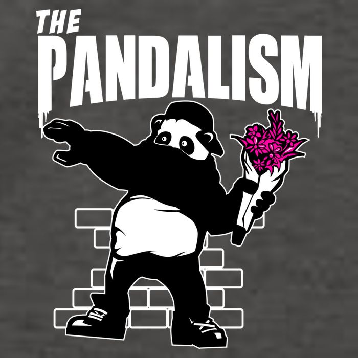 The Pandalism Funny Panda Parody Vector Backpack
