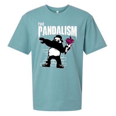 The Pandalism Funny Panda Parody Sueded Cloud Jersey T-Shirt