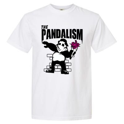 The Pandalism Funny Panda Parody Garment-Dyed Heavyweight T-Shirt