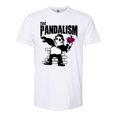 The Pandalism Funny Panda Parody Softstyle® CVC T-Shirt