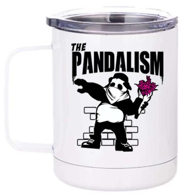 The Pandalism Funny Panda Parody 12 oz Stainless Steel Tumbler Cup