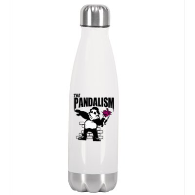 The Pandalism Funny Panda Parody Stainless Steel Insulated Water Bottle