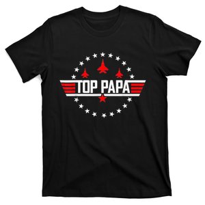 Top Papa Fathers Day Dad Papa Grandpa Husband Daddy T-Shirt