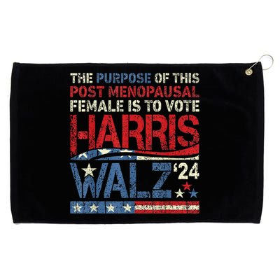 The Purpose Fotr This Post Menopausal Female Harris Walz 24 Grommeted Golf Towel