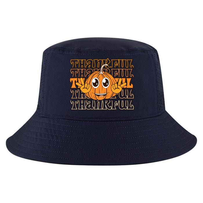 Thankful Pumpkin Fall Vibes Autumn Season Thanksgiving Pumpkin Spice Funny Cool Comfort Performance Bucket Hat