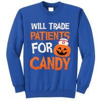 Trade Patients For Candy Design Halloween Nurse Cool Gift Sweatshirt