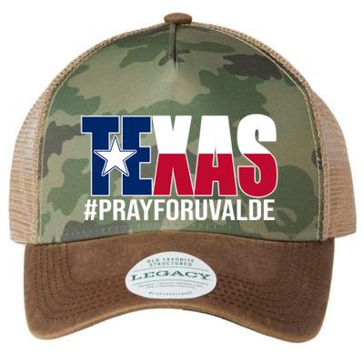 Texas Pray For Uvalde Tribute Legacy Tie Dye Trucker Hat