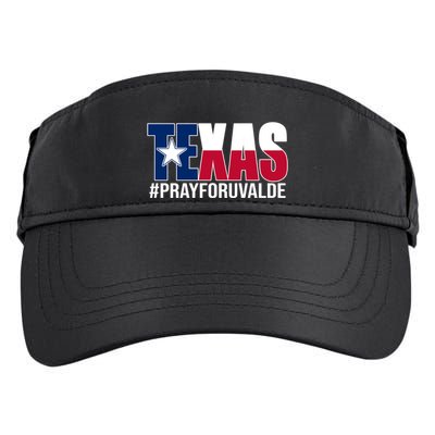 Texas Pray For Uvalde Tribute Adult Drive Performance Visor