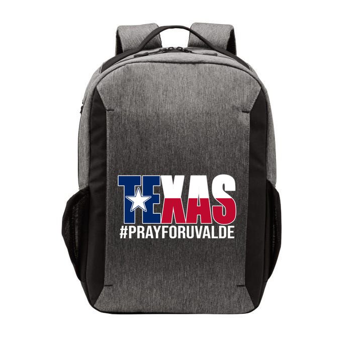 Texas Pray For Uvalde Tribute Vector Backpack