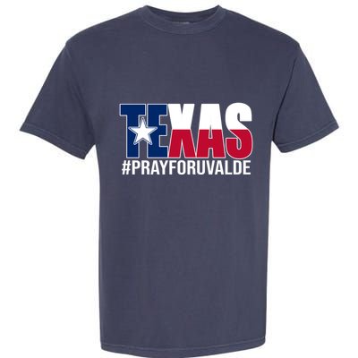 Texas Pray For Uvalde Tribute Garment-Dyed Heavyweight T-Shirt