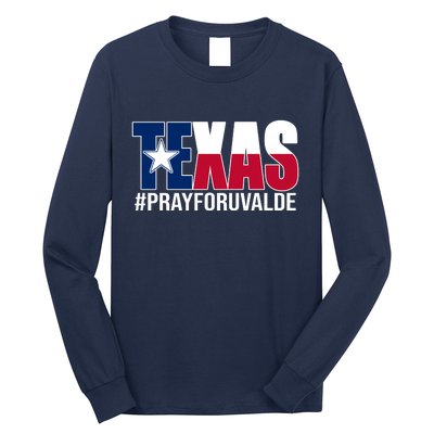 Texas Pray For Uvalde Tribute Long Sleeve Shirt