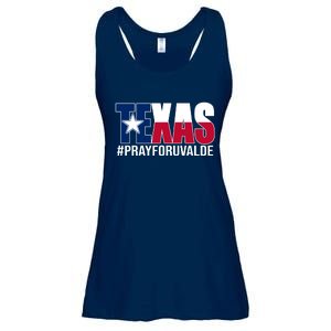 Texas Pray For Uvalde Tribute Ladies Essential Flowy Tank