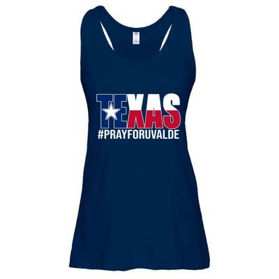 Texas Pray For Uvalde Tribute Ladies Essential Flowy Tank