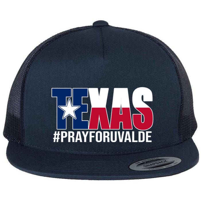 Texas Pray For Uvalde Tribute Flat Bill Trucker Hat