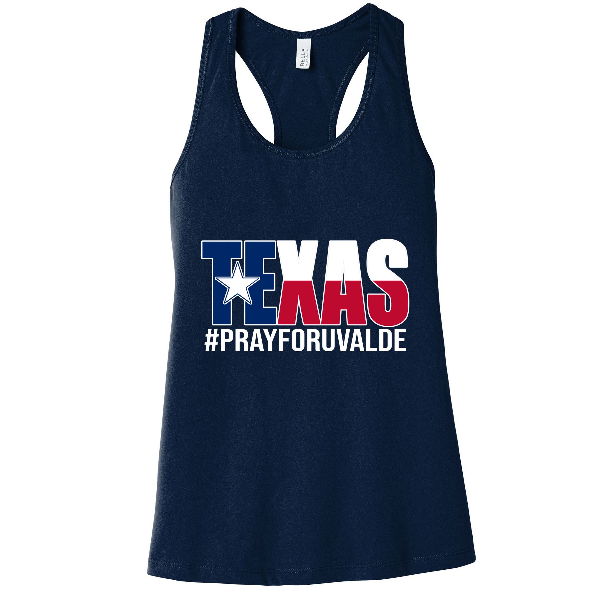 Texas Pray For Uvalde Tribute Womens Tank Top